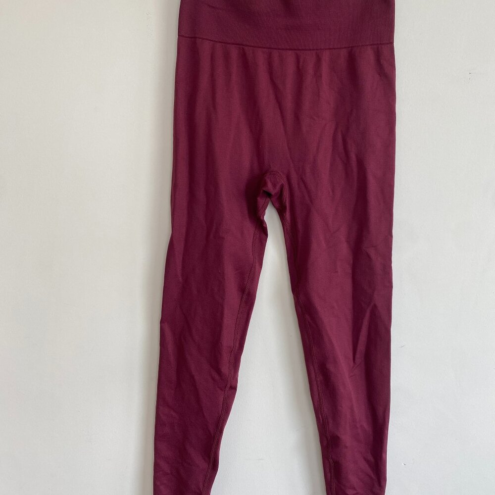 Knix Seamless Good to Go Leggings Burgundy